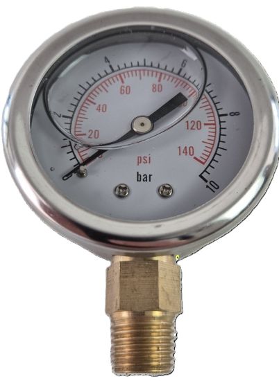 SEAKOO PRES GAUGE GLYCERINE 0-10BAR