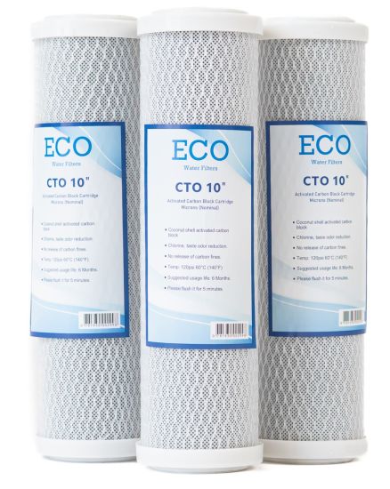 ECO F10 CART. CTO CARBON BLOCK - 3 PACK